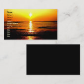 SupremeBeachsunrise, Name, Address 1, Address 2.. Visitekaartje (Voorkant / Achterkant)