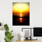 SupremeBeachsunrise Poster (Thuiskantoor)