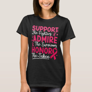 Suprt Fighters waarderen overlevenden van borstkan T-shirt
