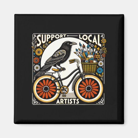 Suprt Local Artists Magneet (Voorkant)