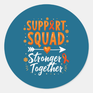 Suprt Squad Adhd Awareness Ronde Sticker