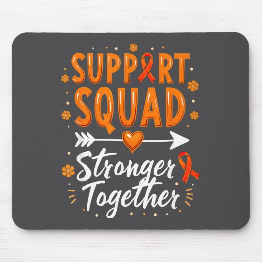 Suprt Squad ADHD-bewustzijn Muismat (Voorkant)