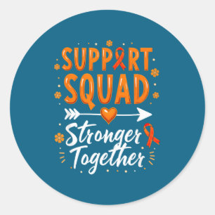 Suprt Squad ADHD-bewustzijn Ronde Sticker
