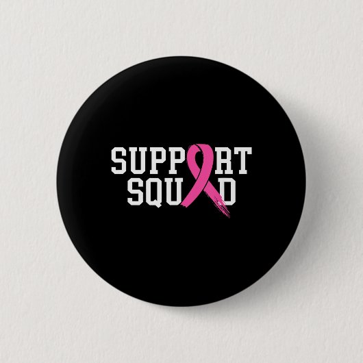Suprt Squad Borstkanker Bewustzijns Maand nk Ronde Button 5,7 Cm (Voorkant)