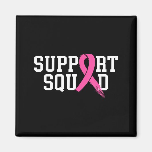 Suprt Squad Borstkanker Bewustzijnsmaand nk Magneet (Voorkant)