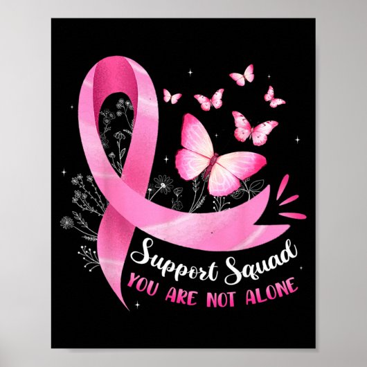 Suprt Squad Borstkankerbewustzijn nk Lint Poster (Voorkant)