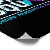 Suprt Squad Suprt Preventie van zelfmoord bewustzi Poster (Hoek)