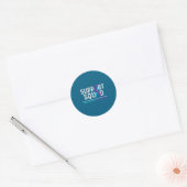 Suprt Squad Suprt Preventie van Zelfmoord bewustzi Ronde Sticker (Envelop)