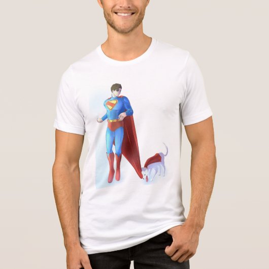 Sups&Krypto Tri-Blend Shirt (Voorkant)