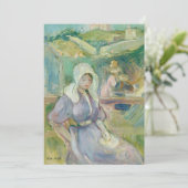 Sur La Plage à Portrieux | Berthe Morisot (Staand voorkant)