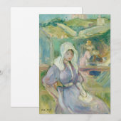 Sur La Plage à Portrieux | Berthe Morisot (Voorkant / Achterkant)