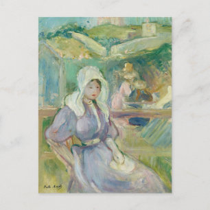 Sur La Plage à Portrieux   Berthe Morisot Briefkaart