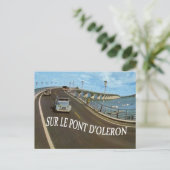 SUR LE PONT OLERON BRIEFKAART (Staand voorkant)