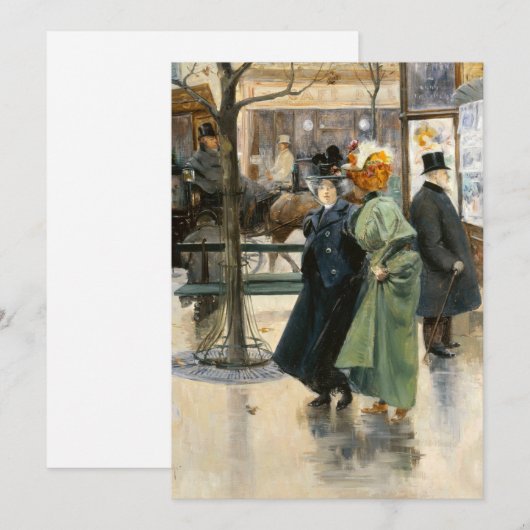Sur les Boulevards | Louis Abel-Truchet (Voorkant / Achterkant)