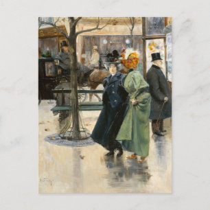 Sur les Boulevards   Louis Abel-Truchet Briefkaart