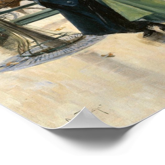 Sur les Boulevards | Louis Abel-Truchet Poster (Hoek)