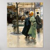 Sur les Boulevards | Louis Abel-Truchet Poster (Voorkant)