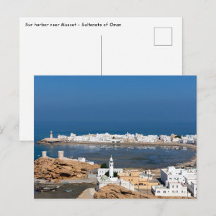 Sur-stad bij Muscat - Oman Briefkaart