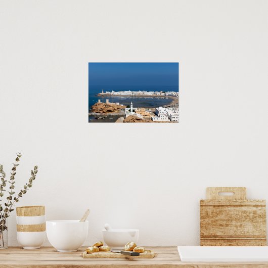 Sur-stad bij Muscat - Oman Poster (Keuken)