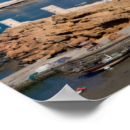 Sur-stad bij Muscat - Oman Poster (Hoek)