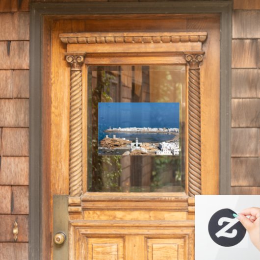 Sur-stad bij Muscat - Oman Raamsticker (Huis Deur)