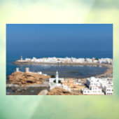 Sur-stad bij Muscat - Oman Raamsticker (Vel 3)