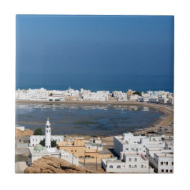 Sur-stad bij Muscat - Oman Tegeltje