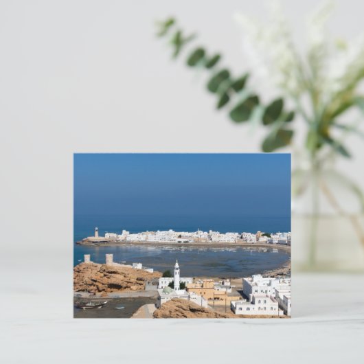 Sur stad nabij Muscat - Oman Briefkaart (Staand voorkant)
