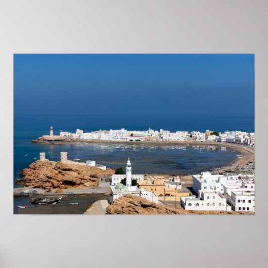 Sur stad nabij Muscat - Oman Poster (Voorkant)