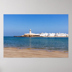 Sur-vuurtoren - Sur, Oman Poster