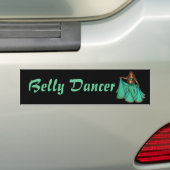 Sura Middle Eastern Belly Dancer Bumpersticker (Op auto)