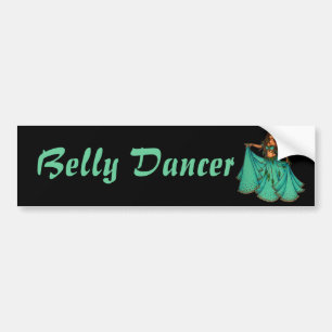 Sura Middle Eastern Belly Dancer Bumpersticker