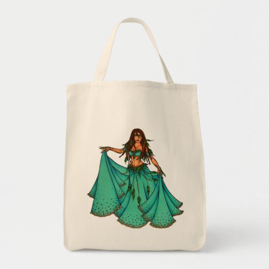 Sura Middle Eastern Belly Dancer Tote Bag (Voorkant)