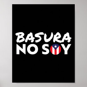 Sura No Soy Puerto Rico Vlag Ik ben niet Garge Spa Poster