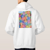 Surabaya Indonesia City Map Hoodie (Achterkant)
