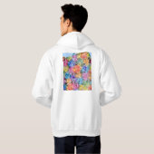 Surabaya Indonesia City Map Hoodie (Achterkant volledig)