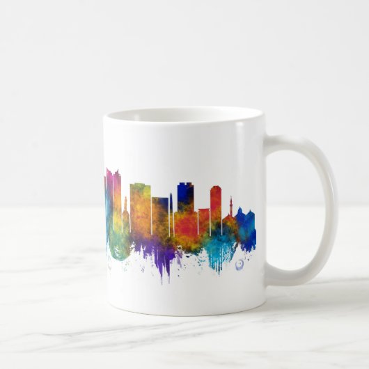 Surabaya Indonesië Skyline Koffiemok (Rechts)