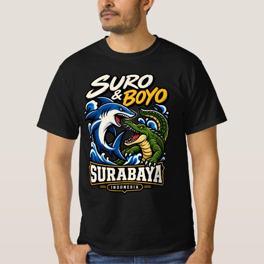 Surabaya Suro Boyo T-shirt (Voorkant)