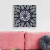Surah Al Ikhlas kalligrafische islamitische kunst Canvas Afdruk (Insitu (Woonkamer))
