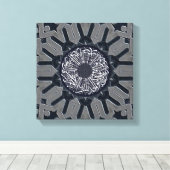 Surah Al Ikhlas kalligrafische islamitische kunst Canvas Afdruk (Insitu (Houten vloer))