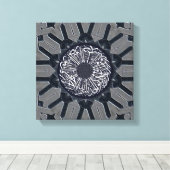 Surah Al Ikhlas kalligrafische islamitische kunst Canvas Afdruk (Insitu (Houten vloer))