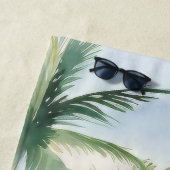 Surboard strand palmbomen naam strandlaken (In situ)