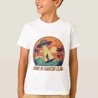 Sure 51 Saucer Club – Retro UFO Surf kids T-shirt