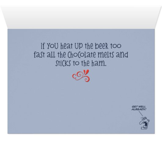 Sure-Fire Quick Cure Get-Well Kaart (Binenzijde Horizontaal (Onderkant))
