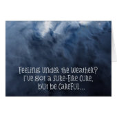 Sure-Fire Quick Cure Get-Well Kaart (Voorkant Horizontaal)