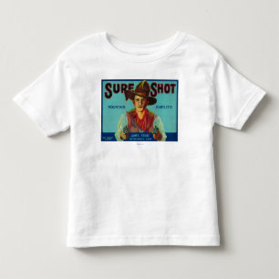 Sure Shot Pear Crate LabelPotter Valley, CA Kinder Shirts