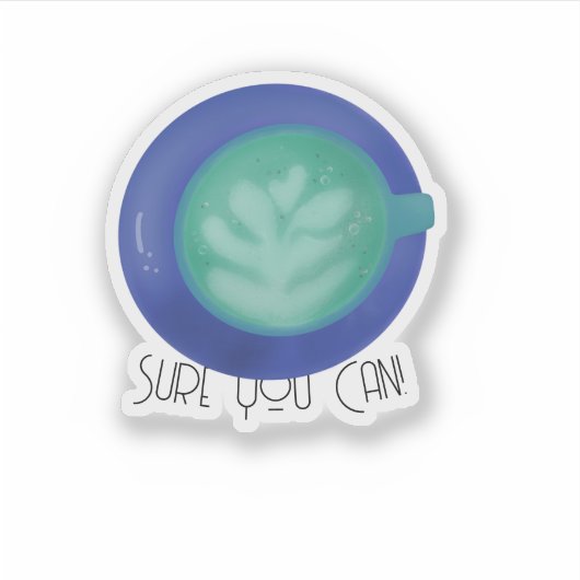 Sure You Can Sticker (Voorkant)