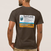 SureLock Brown T-shirt (Achterkant)