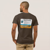 SureLock Brown T-shirt (Achterkant volledig)