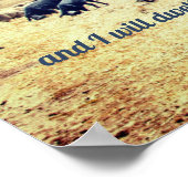 "Surely Goodness" Psalm 23:6 Biblical Prophetic Poster (Hoek)